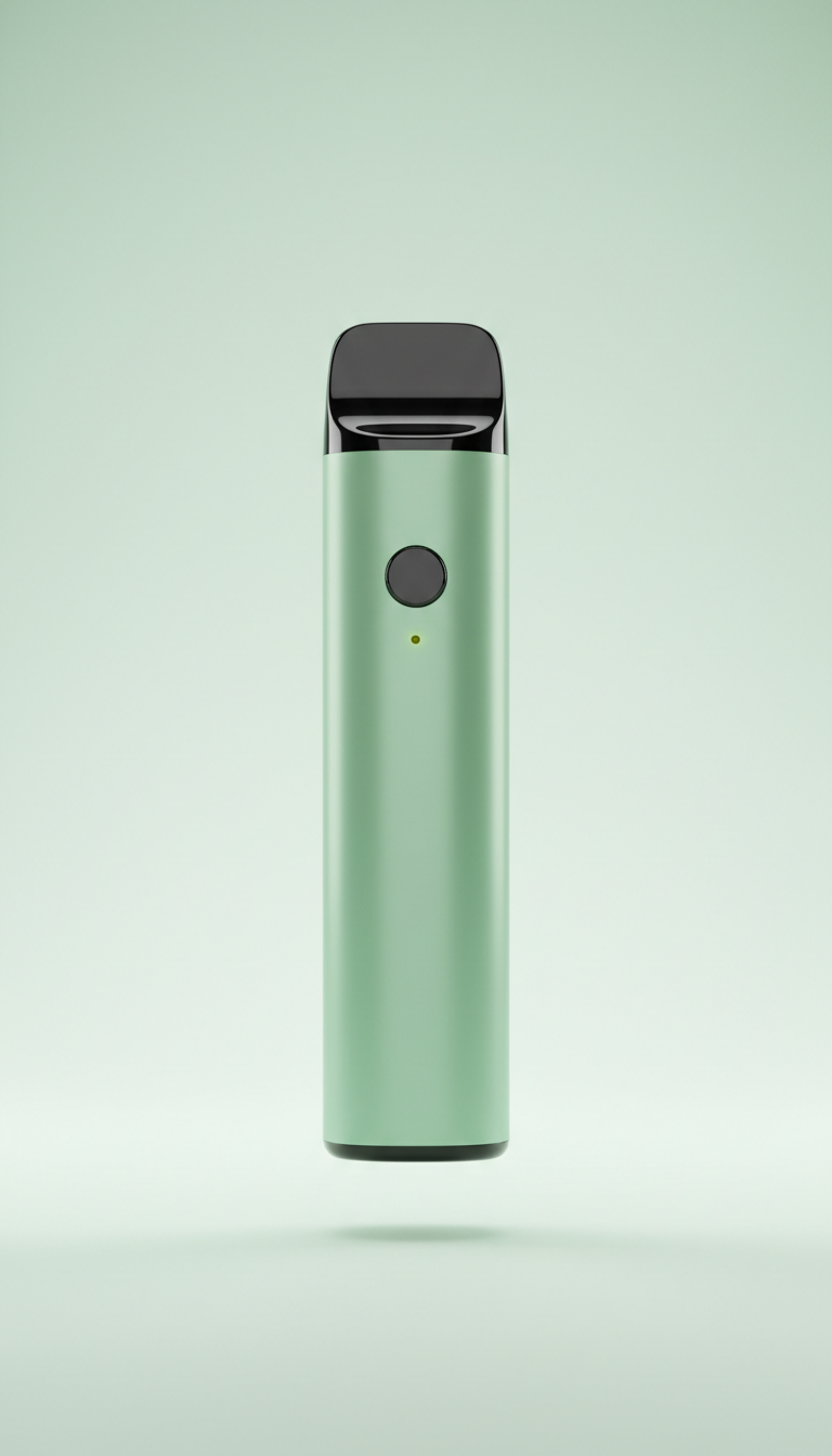 Vaporizador verde menta recargable